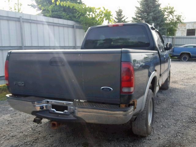 2FTPX18L02CA74318 - 2002 FORD F150 GREEN photo 4