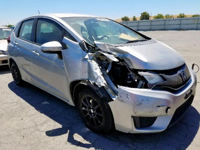 3HGGK5H51FM710618 - 2015 HONDA FIT LX SILVER photo 1