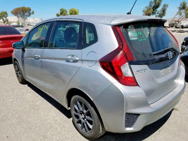 3HGGK5H51FM710618 - 2015 HONDA FIT LX SILVER photo 3