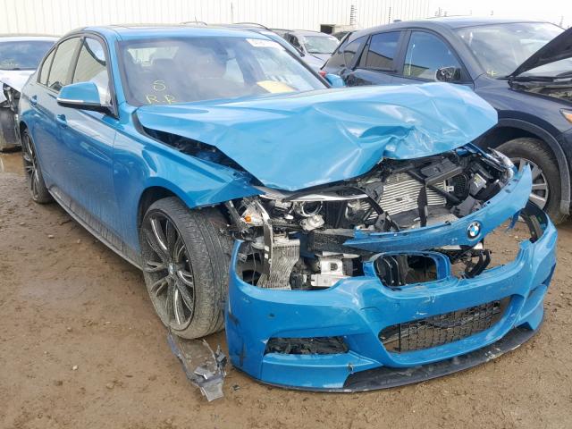 WBA3B9C53FP705102 - 2015 BMW 335 XI BLUE photo 1