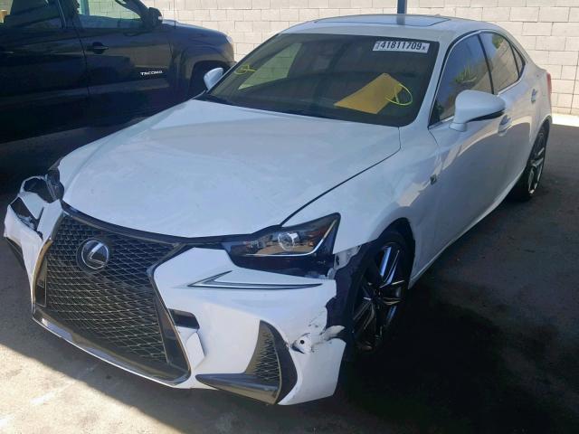 JTHBA1D24J5062642 - 2018 LEXUS IS 300 WHITE photo 2