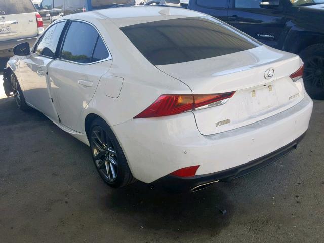 JTHBA1D24J5062642 - 2018 LEXUS IS 300 WHITE photo 3