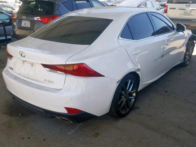 JTHBA1D24J5062642 - 2018 LEXUS IS 300 WHITE photo 4