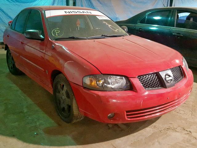 3N1AB51D46L550040 - 2006 NISSAN SENTRA SE- RED photo 1