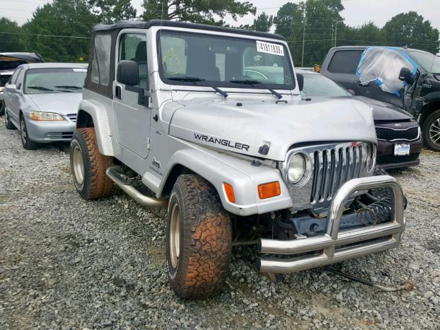 1J4FA39S75P359254 - 2005 JEEP WRANGLER X SILVER photo 1