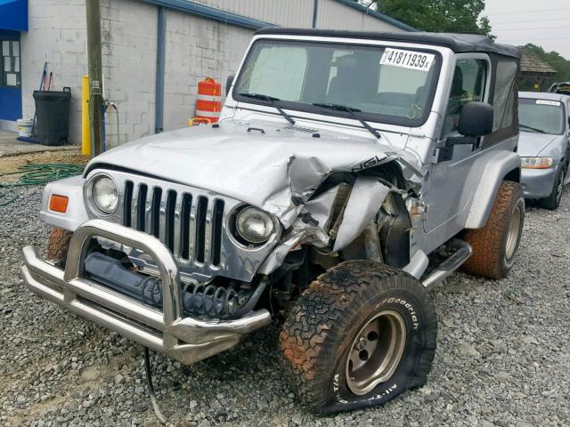 1J4FA39S75P359254 - 2005 JEEP WRANGLER X SILVER photo 2