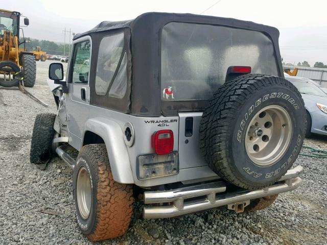 1J4FA39S75P359254 - 2005 JEEP WRANGLER X SILVER photo 3