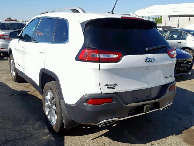 1C4PJMDSXFW604921 - 2015 JEEP CHEROKEE L WHITE photo 3