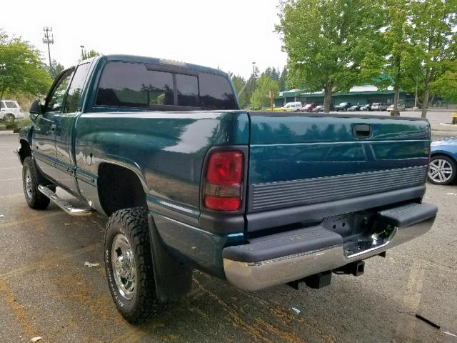 1B7KF23Z6XJ598533 - 1999 DODGE RAM 2500 TURQUOISE photo 3