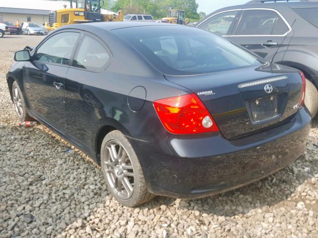 JTKDE167970166033 - 2007 TOYOTA SCION TC შავი ფოტო 3