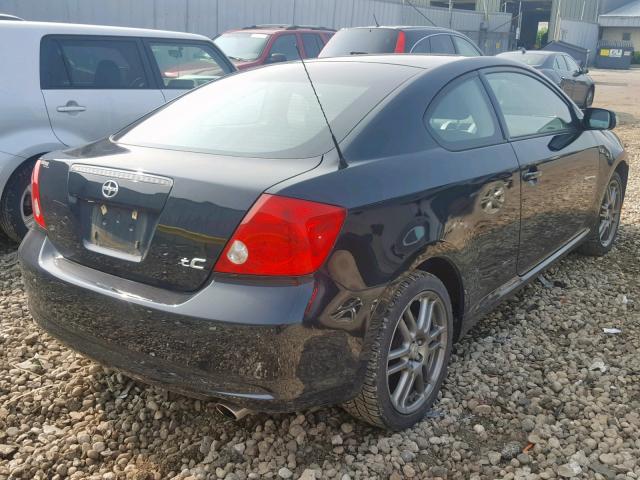 JTKDE167970166033 - 2007 TOYOTA SCION TC შავი ფოტო 4