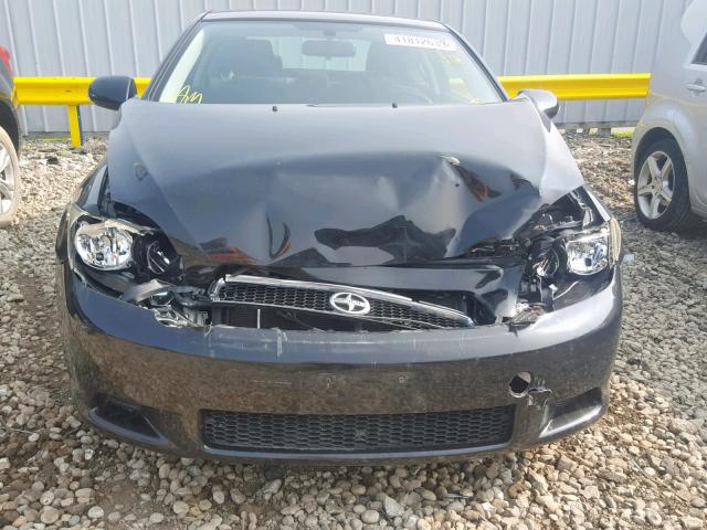 JTKDE167970166033 - 2007 TOYOTA SCION TC შავი ფოტო 9