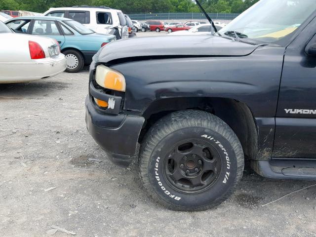 1GKEC16ZX3J110646 - 2003 GMC YUKON XL C BLACK photo 9