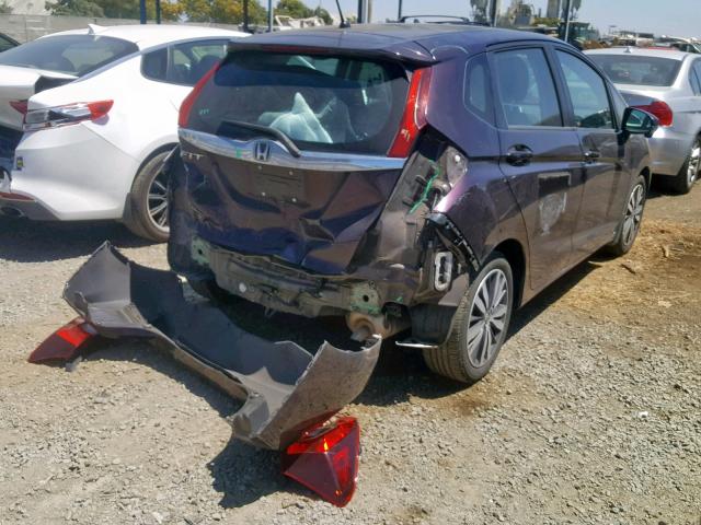 3HGGK5G89FM725329 - 2015 HONDA FIT EX BURGUNDY photo 4