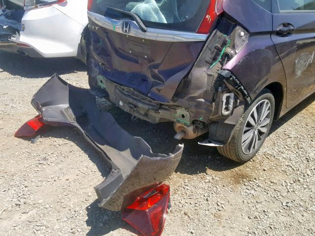 3HGGK5G89FM725329 - 2015 HONDA FIT EX BURGUNDY photo 9