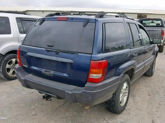 1J4G248S8YC418879 - 2000 JEEP GRAND CHER BLUE photo 4