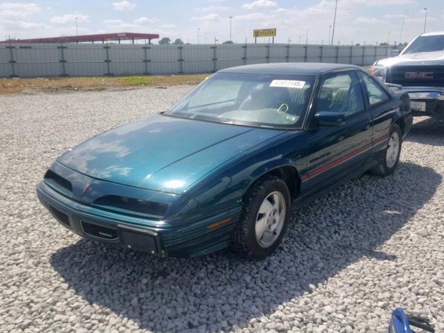 1G2WJ12M6SF270870 - 1995 PONTIAC GRAND PRIX GREEN photo 2