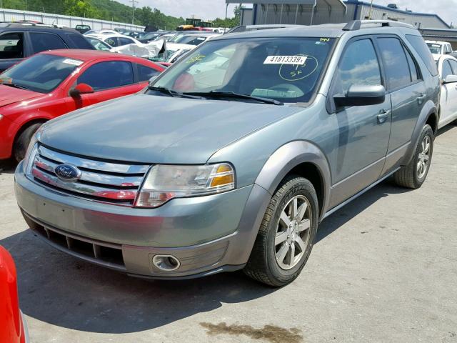 1FMDK02WX8GA26987 - 2008 FORD TAURUS X S GREEN photo 2