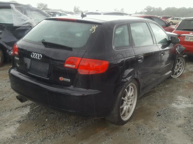 WAUHF78PX8A018990 - 2008 AUDI A3 2.0 BLACK photo 4