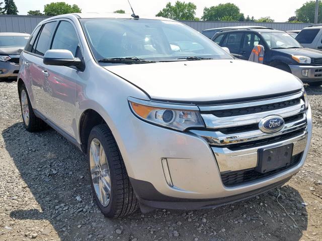 2FMDK3JC1DBA82794 - 2013 FORD EDGE SEL SILVER photo 1