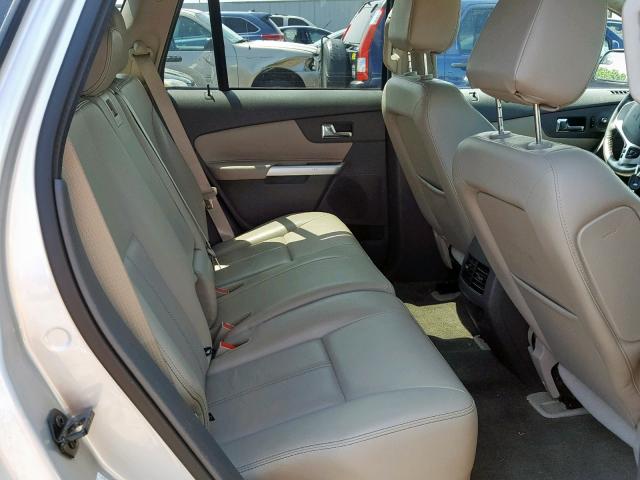 2FMDK3JC1DBA82794 - 2013 FORD EDGE SEL SILVER photo 6