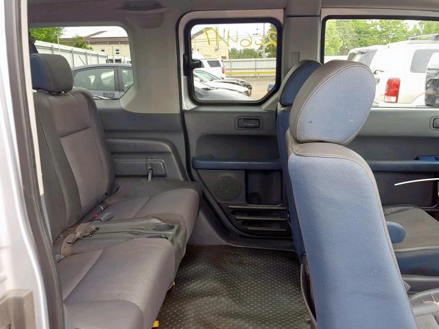 5J6YH28554L036482 - 2004 HONDA ELEMENT EX GRAY photo 6