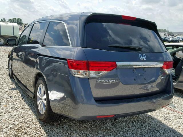 5FNRL5H31GB108357 - 2016 HONDA ODYSSEY SE GRAY photo 3