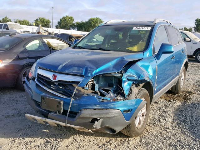 3GSCL33PX9S561170 - 2009 SATURN VUE XE BLUE photo 2