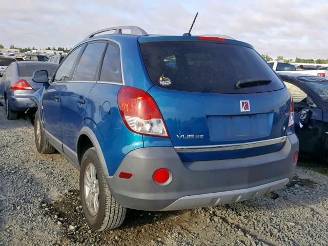 3GSCL33PX9S561170 - 2009 SATURN VUE XE BLUE photo 3