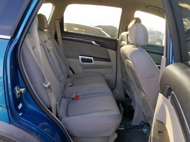 3GSCL33PX9S561170 - 2009 SATURN VUE XE BLUE photo 6