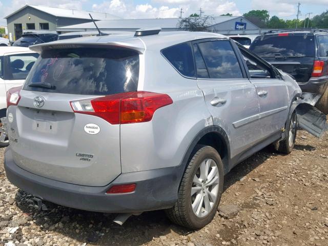 2T3DFREV2FW358830 - 2015 TOYOTA RAV4 LIMIT SILVER photo 4