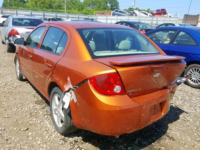 1G1AL55F367621067 - 2006 CHEVROLET COBALT LT ORANGE photo 3