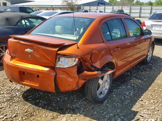 1G1AL55F367621067 - 2006 CHEVROLET COBALT LT ORANGE photo 4