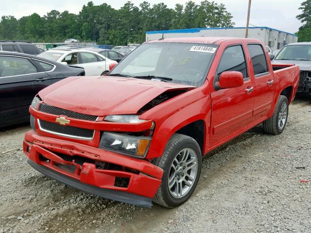 1GCDSCFE8C8143428 - 2012 CHEVROLET COLORADO L RED photo 2