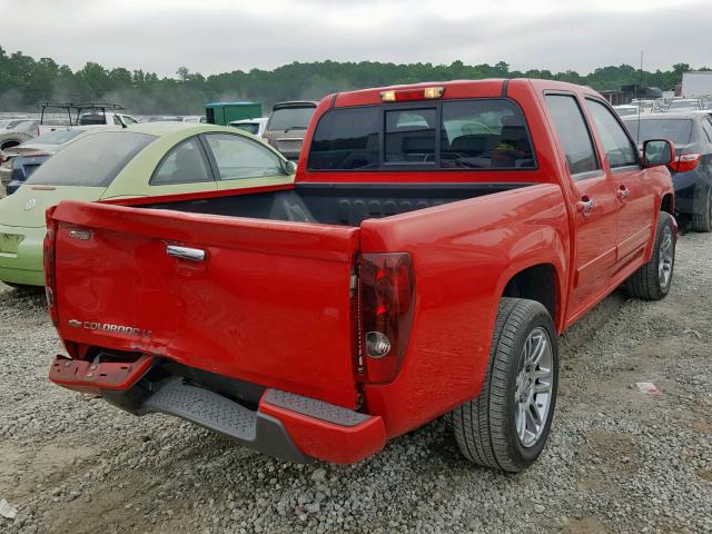 1GCDSCFE8C8143428 - 2012 CHEVROLET COLORADO L RED photo 4