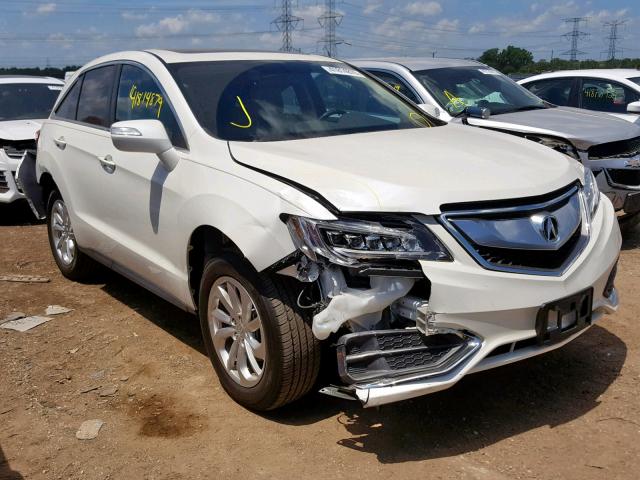 5J8TB3H3XJL008793 - 2018 ACURA RDX WHITE photo 1