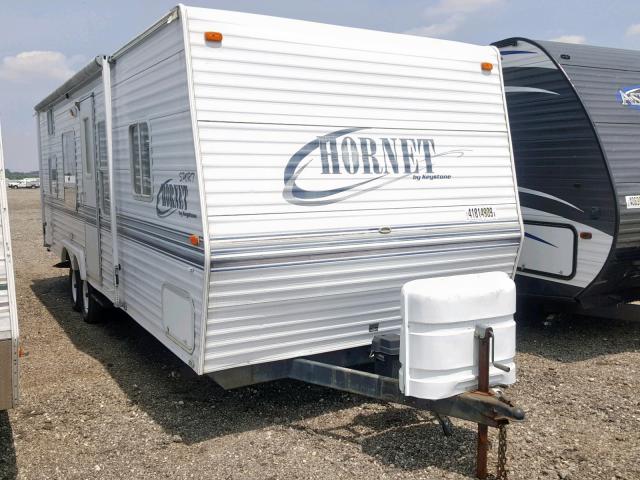 4YDT27B2737306636 - 2003 KEYSTONE HORNET WHITE photo 1