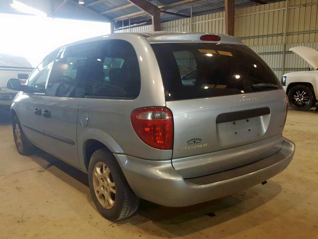 1D4GP25R23B284112 - 2003 DODGE CARAVAN SE BLUE photo 3