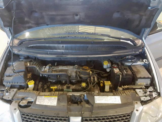 1D4GP25R23B284112 - 2003 DODGE CARAVAN SE BLUE photo 7