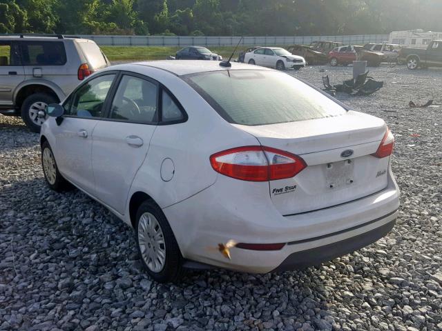 3FADP4AJ9FM122721 - 2015 FORD FIESTA S WHITE photo 3