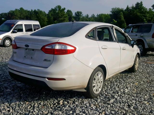 3FADP4AJ9FM122721 - 2015 FORD FIESTA S WHITE photo 4