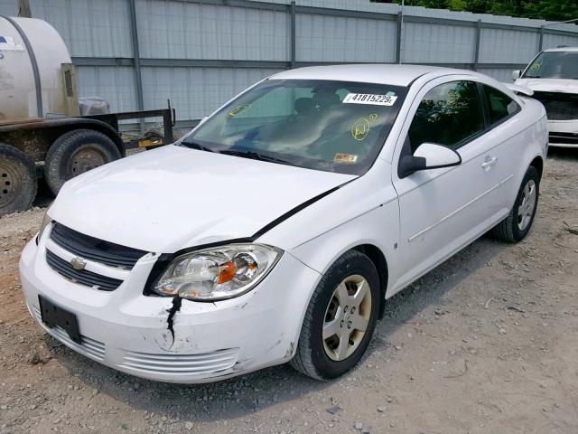 1G1AL18F687136512 - 2008 CHEVROLET COBALT LT WHITE photo 2