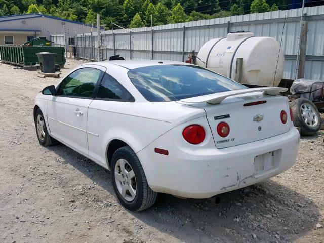 1G1AL18F687136512 - 2008 CHEVROLET COBALT LT WHITE photo 3