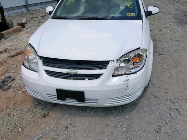 1G1AL18F687136512 - 2008 CHEVROLET COBALT LT WHITE photo 9