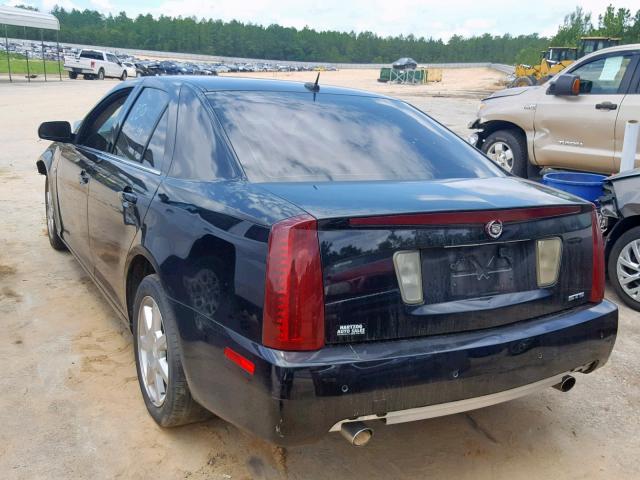 1G6DW677250194482 - 2005 CADILLAC STS BLACK photo 3