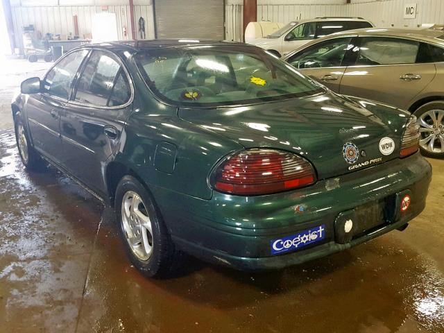 1G2WJ52K2WF318585 - 1998 PONTIAC GRAND PRIX GREEN photo 3
