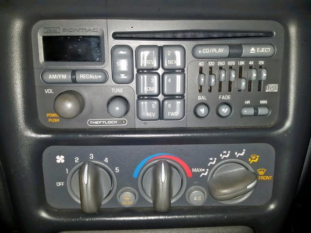 1G2WJ52K2WF318585 - 1998 PONTIAC GRAND PRIX GREEN photo 9