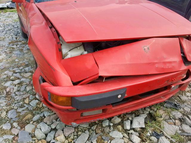 WP0AB0947JN471202 - 1988 PORSCHE 944 RED photo 10