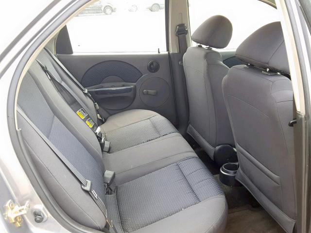 KL1TD56606B635461 - 2006 CHEVROLET AVEO BASE Boz foto 6