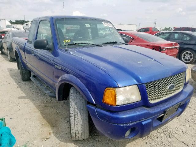 1FTYR44U33PB63766 - 2003 FORD RANGER SUP BLUE photo 1